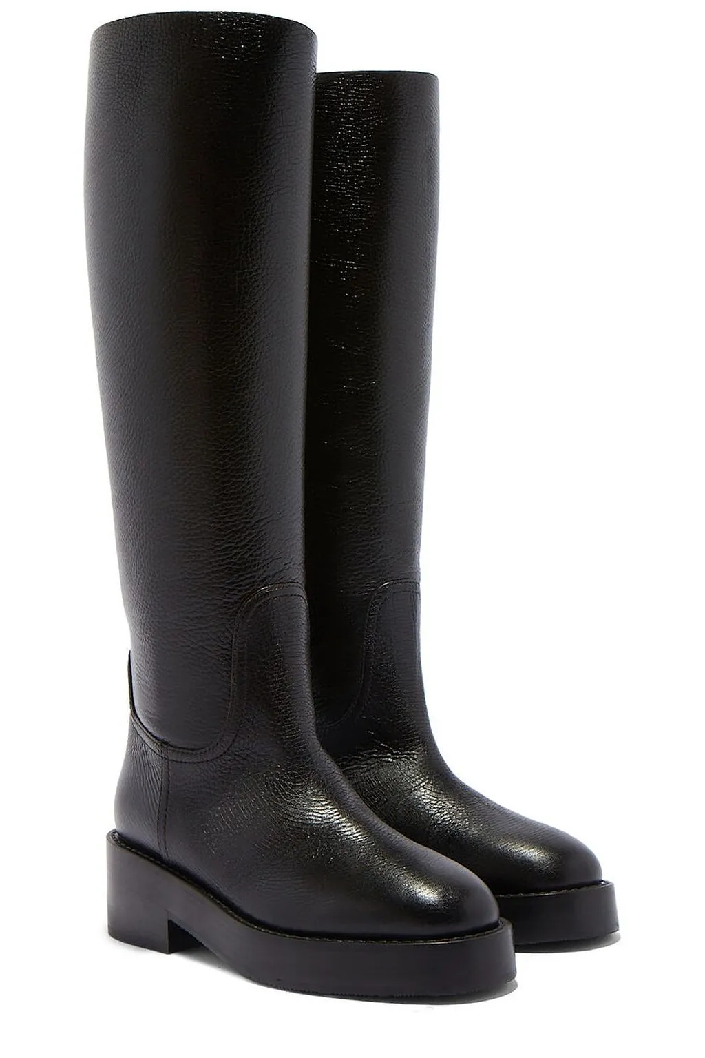 Casadei Andrea Round Toe Boots