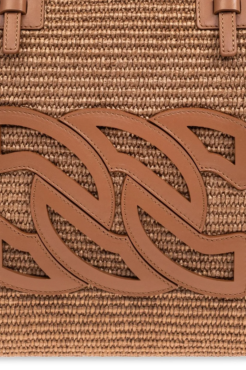 Casadei Braided Accent Tote Bag