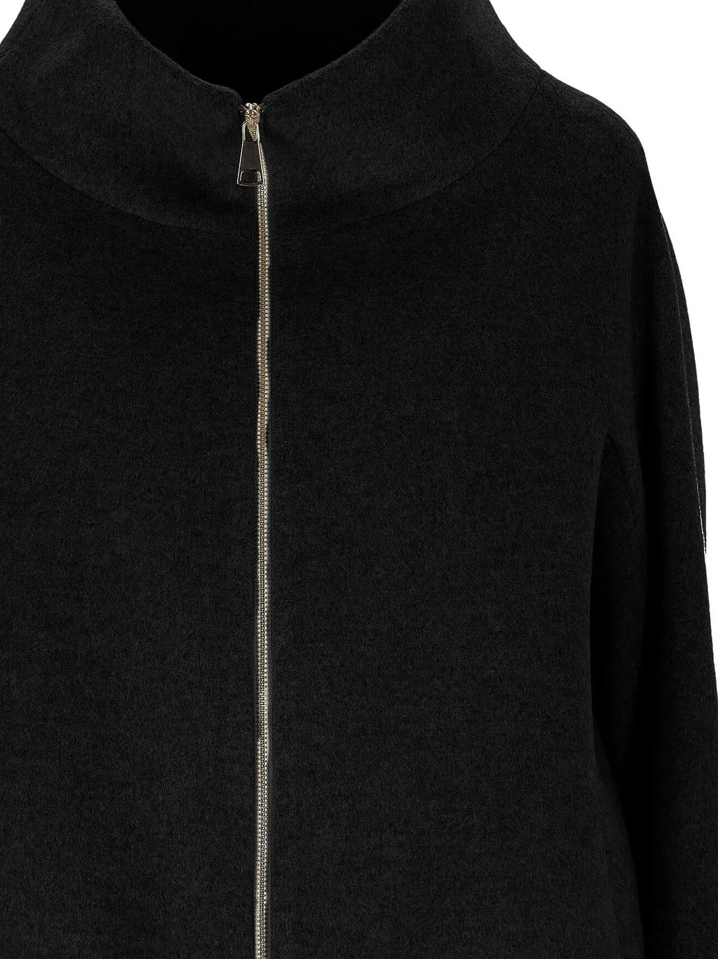 Chiarulli Lisa Zip-Up Stand Collar Coat