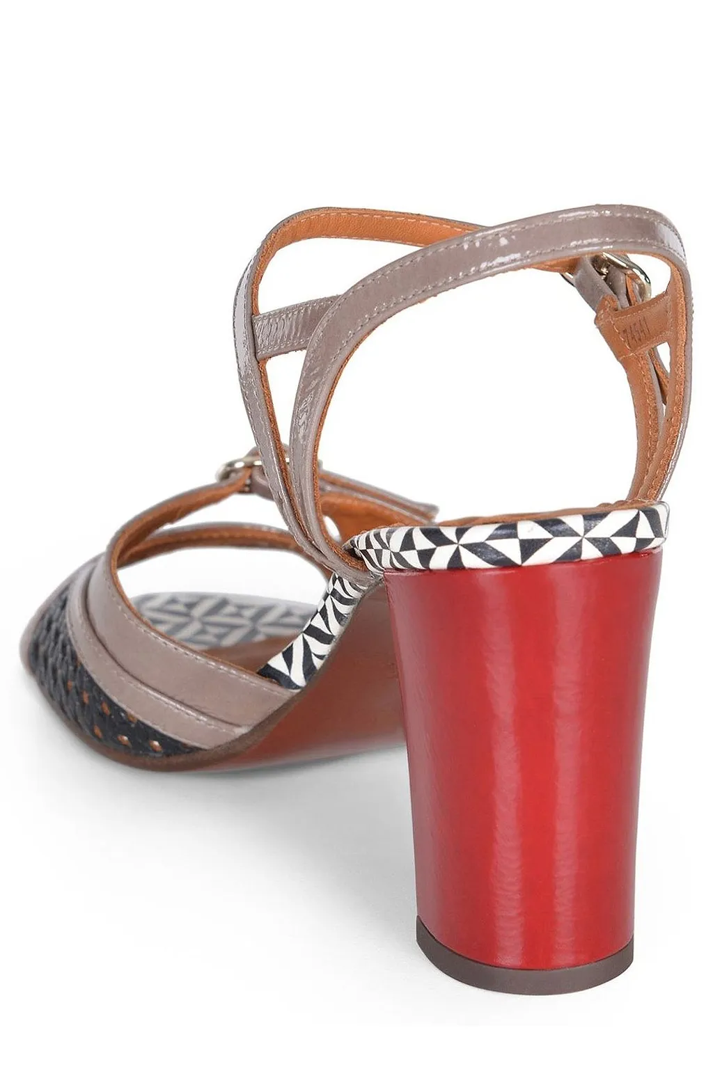 Chie Mihara Bindi 48 Patterned Heeled Sandals