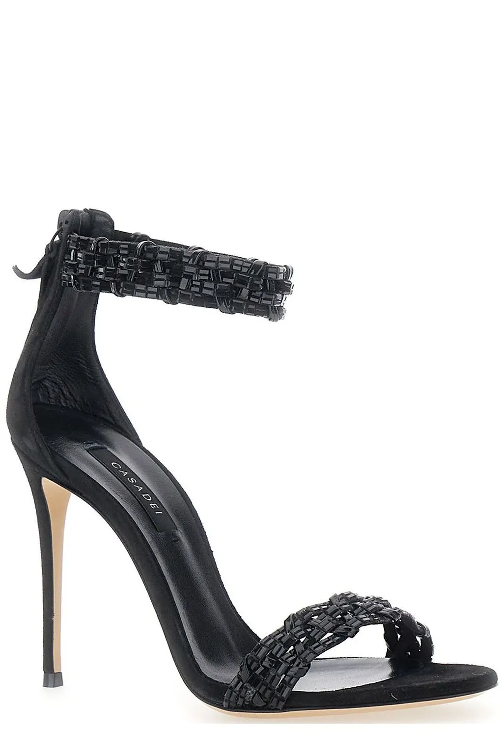 Casadei Julia Godyva Embellished Heeled Sandals