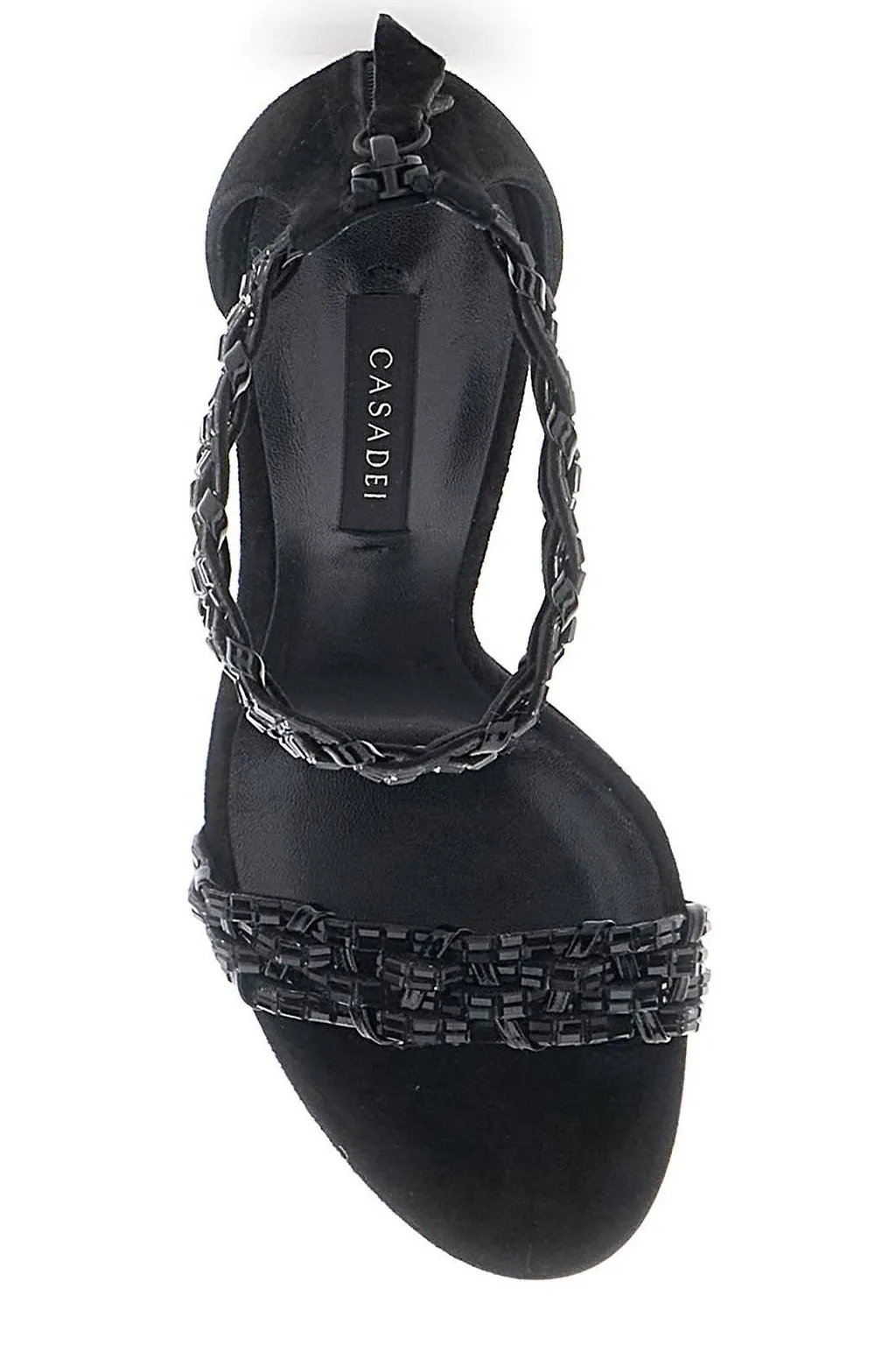 Casadei Julia Godyva Embellished Heeled Sandals