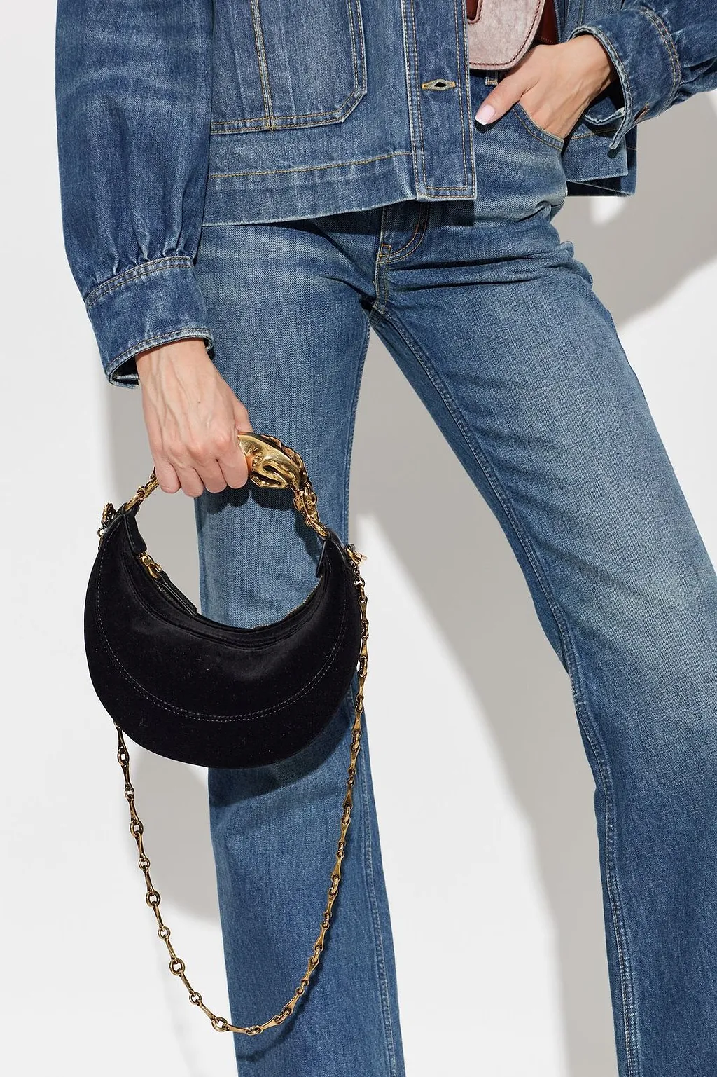 Chloé Horse Small Velvet Tote Bag