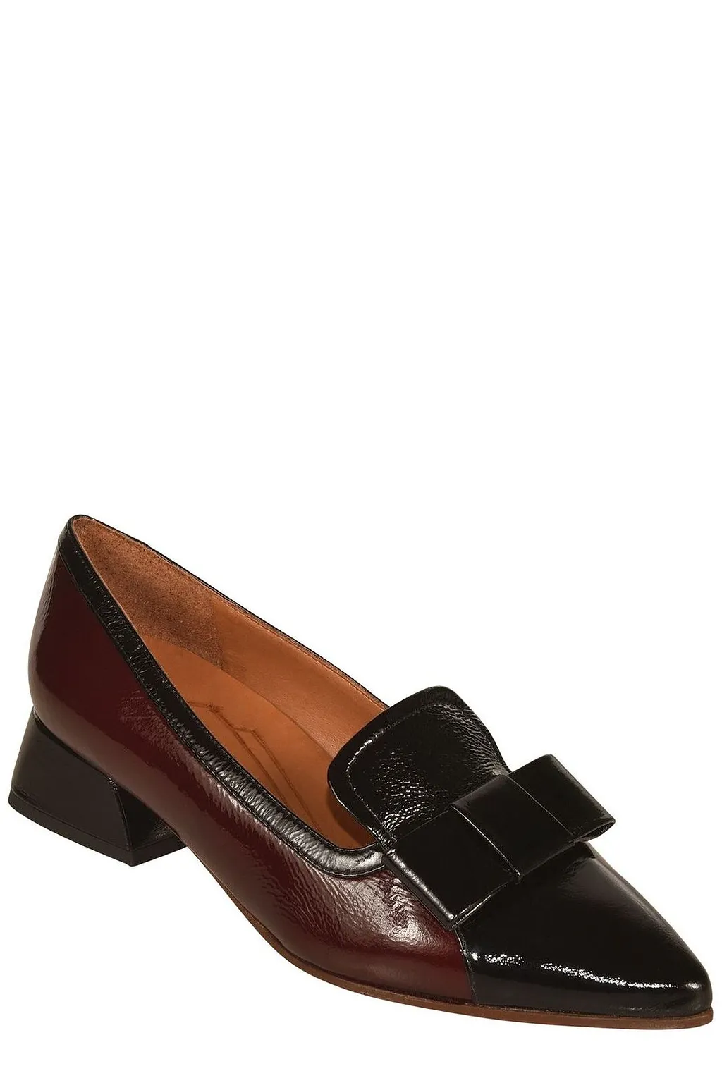 Chie Mihara Halvi Bow Block Heel Pumps