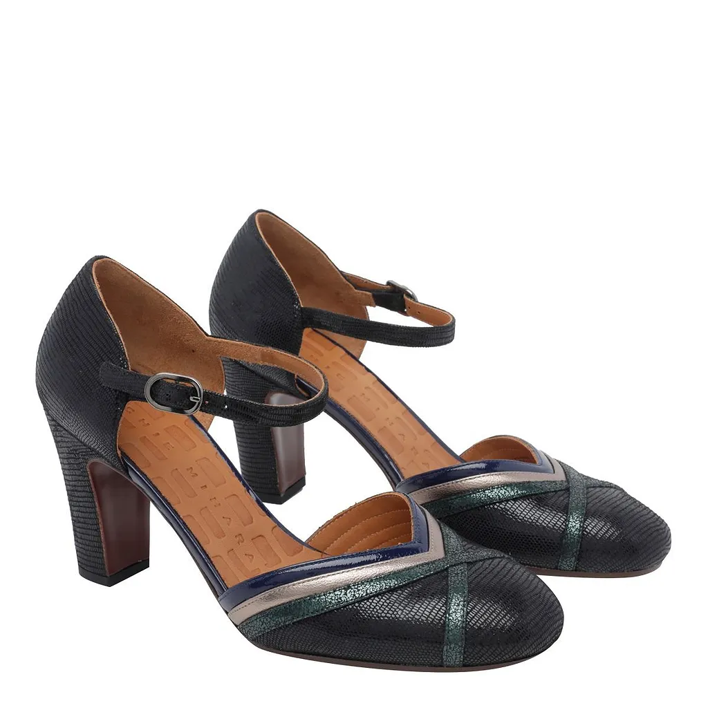 Mirka Strap Heeled Pumps
