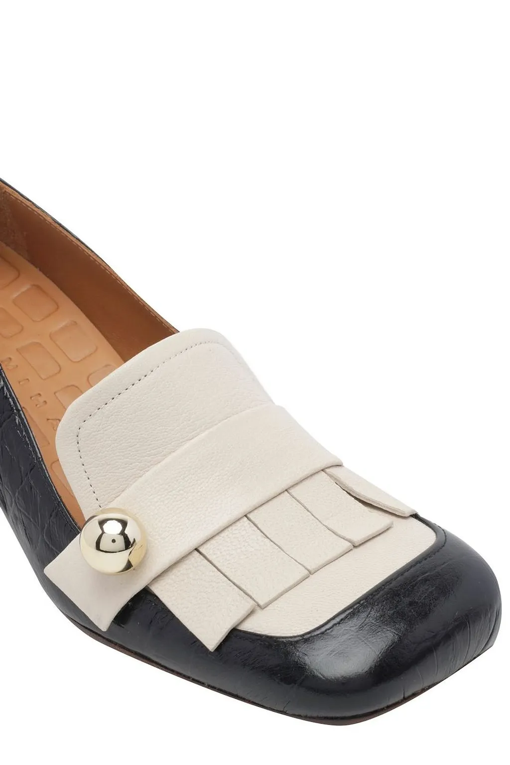 Chie Mihara Shimone Fringed Heeled Pumps