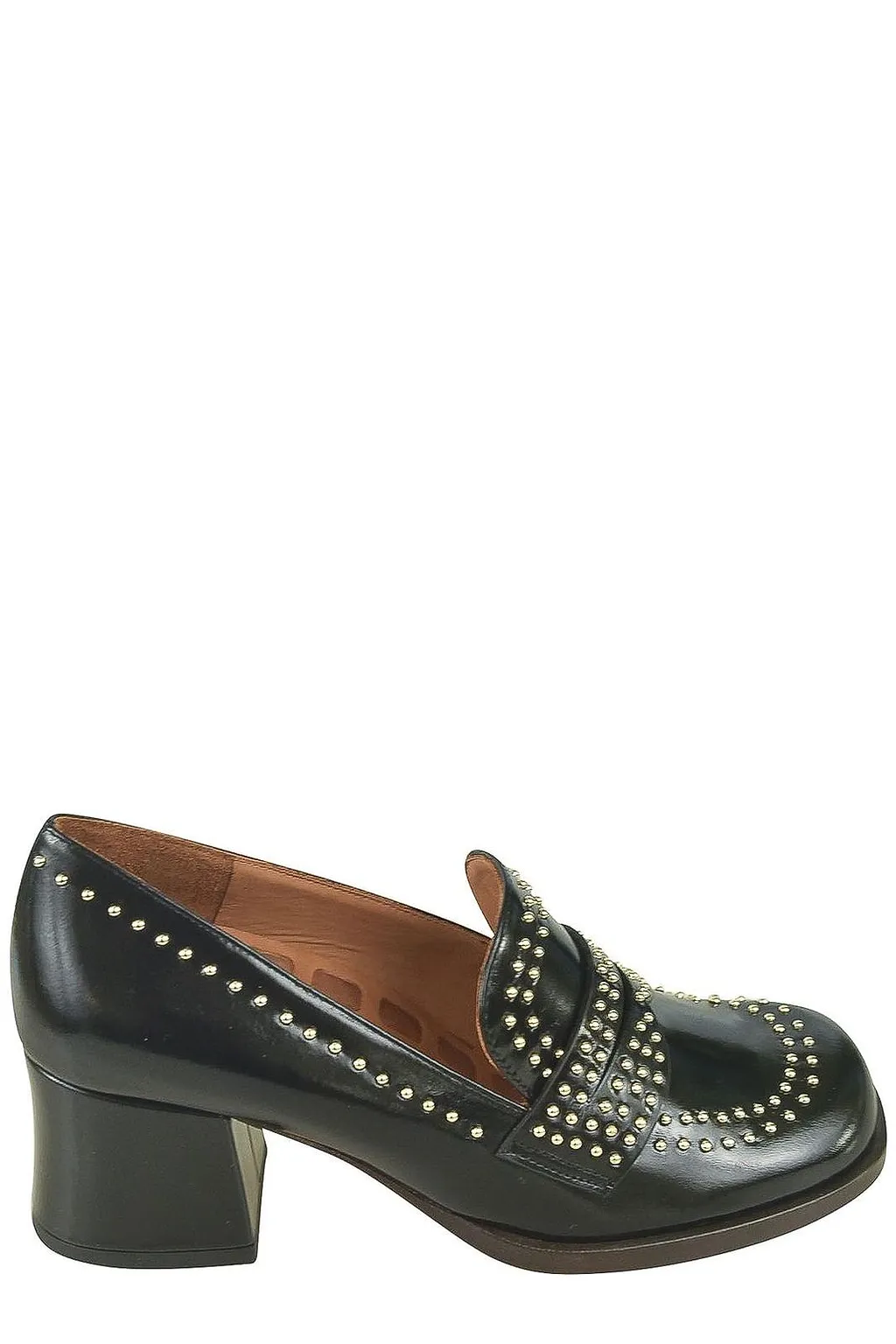 Chie Mihara Taleah Studded Block Heel Pumps