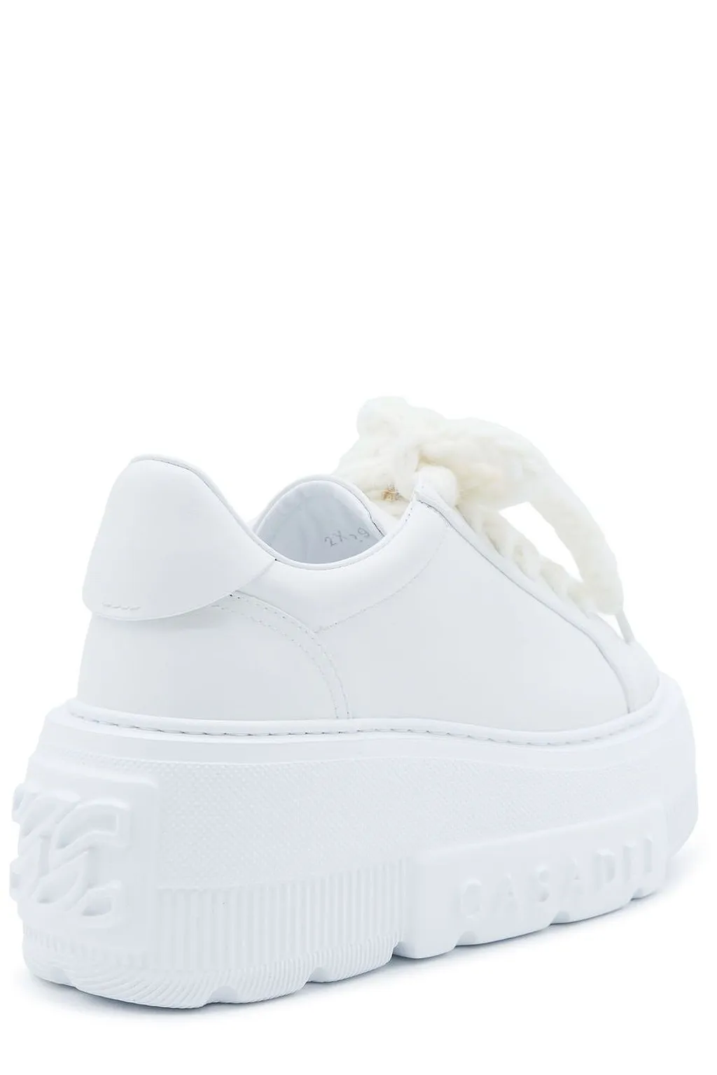 Casadei Round-Toe Lace-Up Sneakers