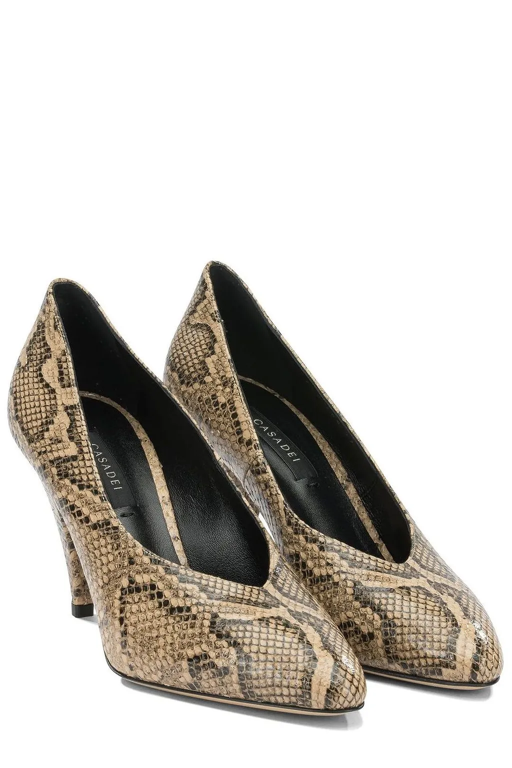 Printed Heeled Pumps