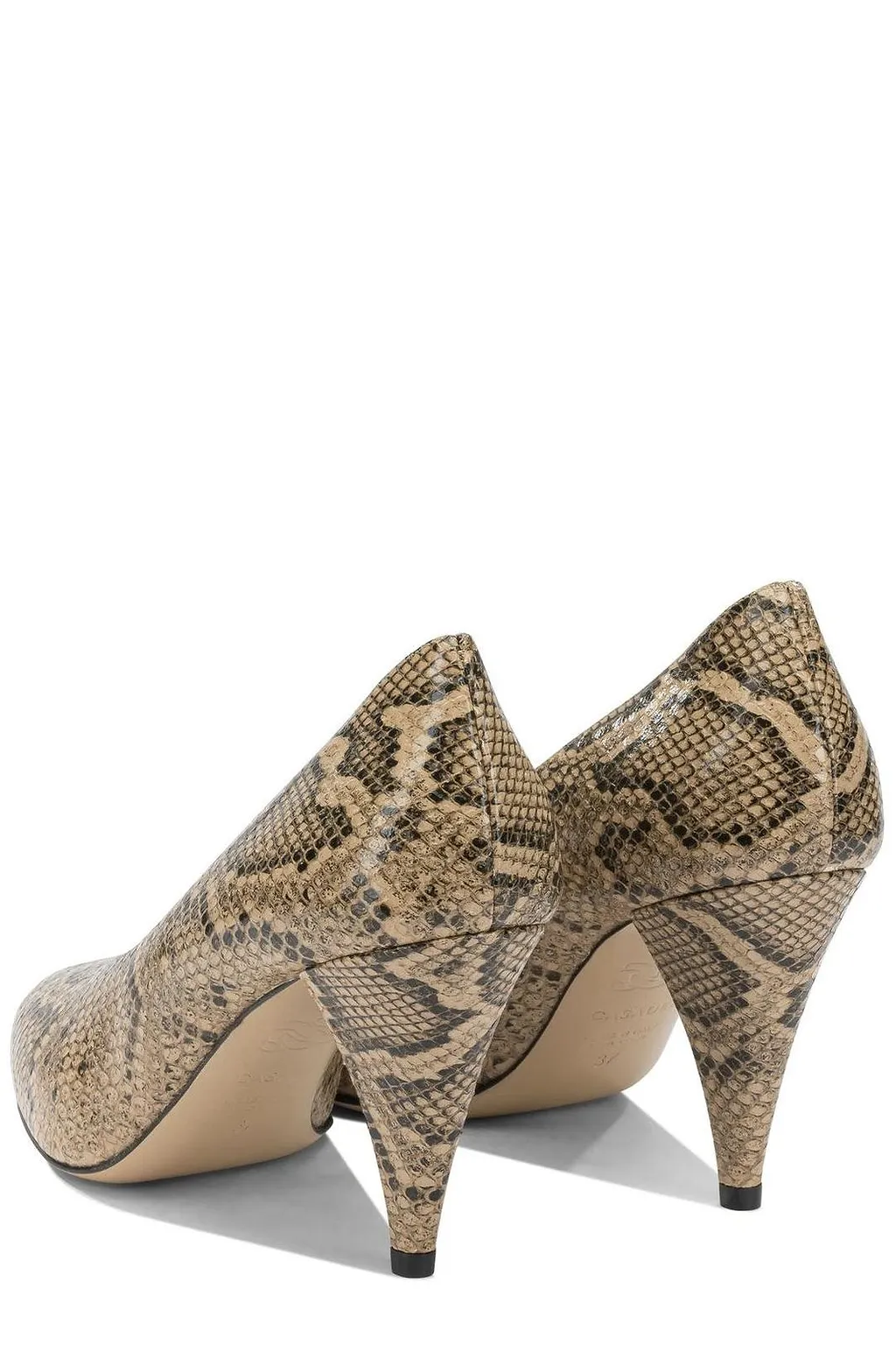 Printed Heeled Pumps