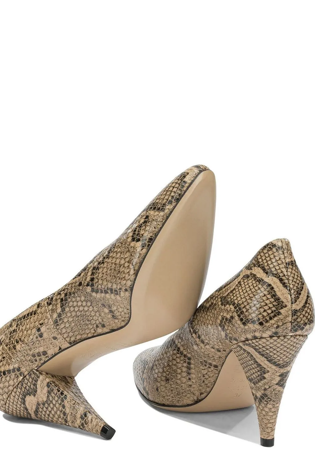 Printed Heeled Pumps