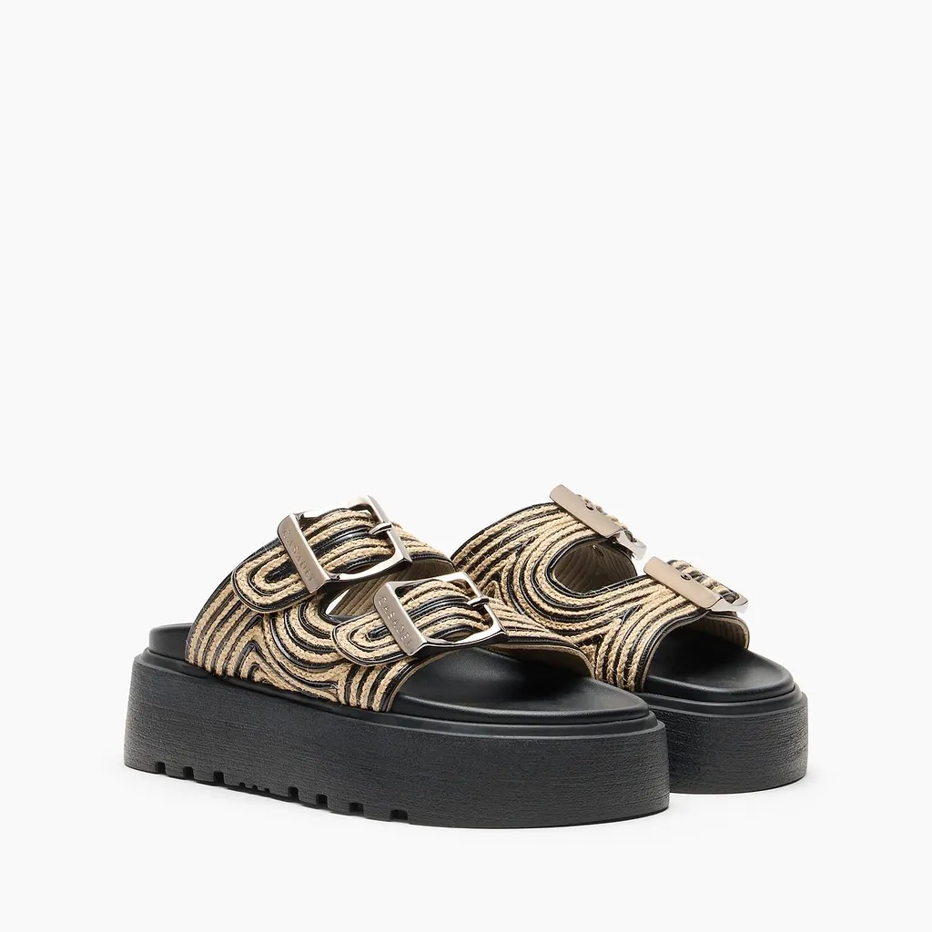 Casadei Thaiti Birki Platform Sandals