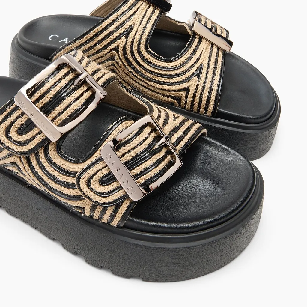 Casadei Thaiti Birki Platform Sandals