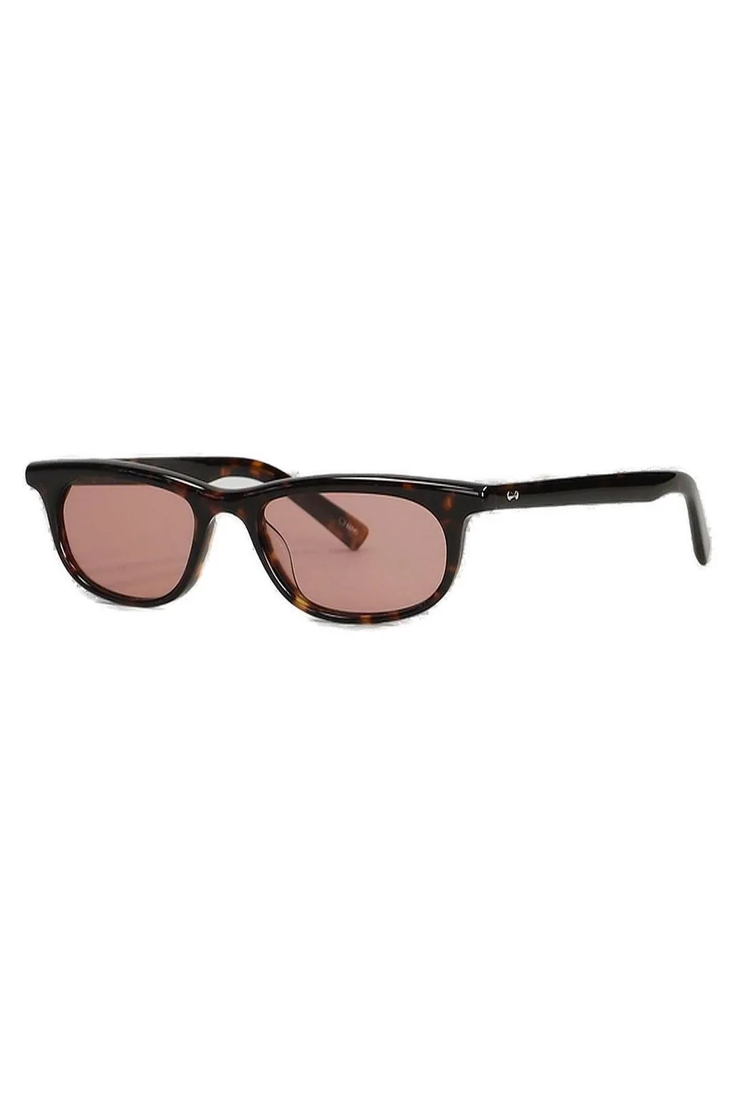 Sim Sim Round-Frame Logo-Engraved Sunglasses