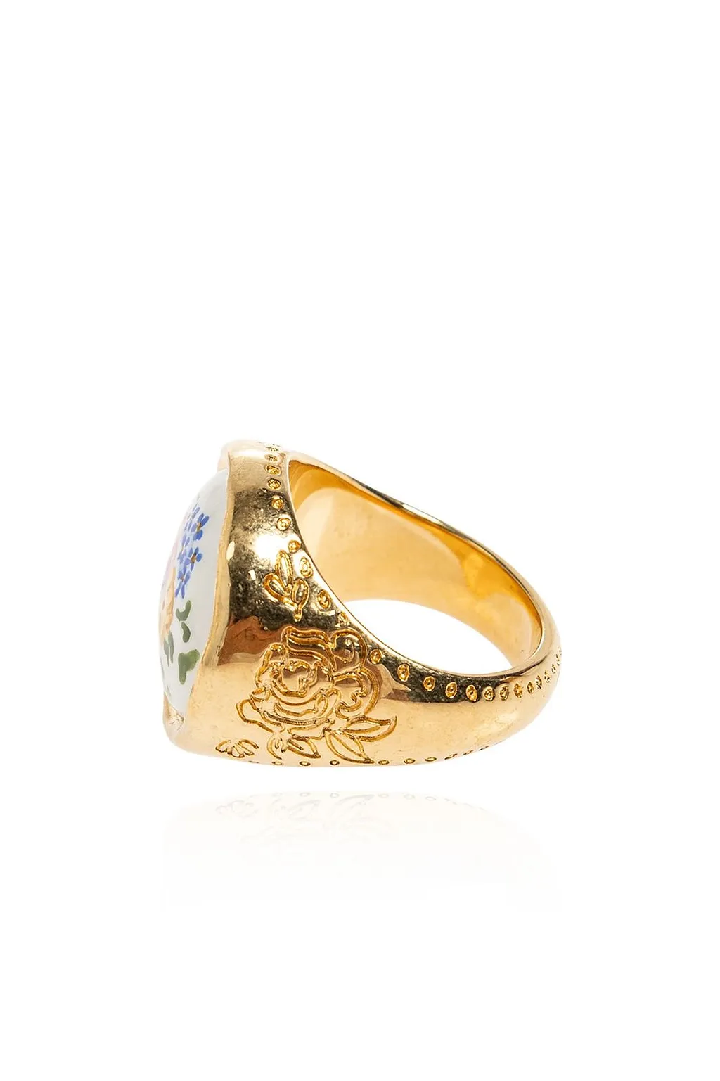 Chloé Bloomcraft Enamel Signet Ring