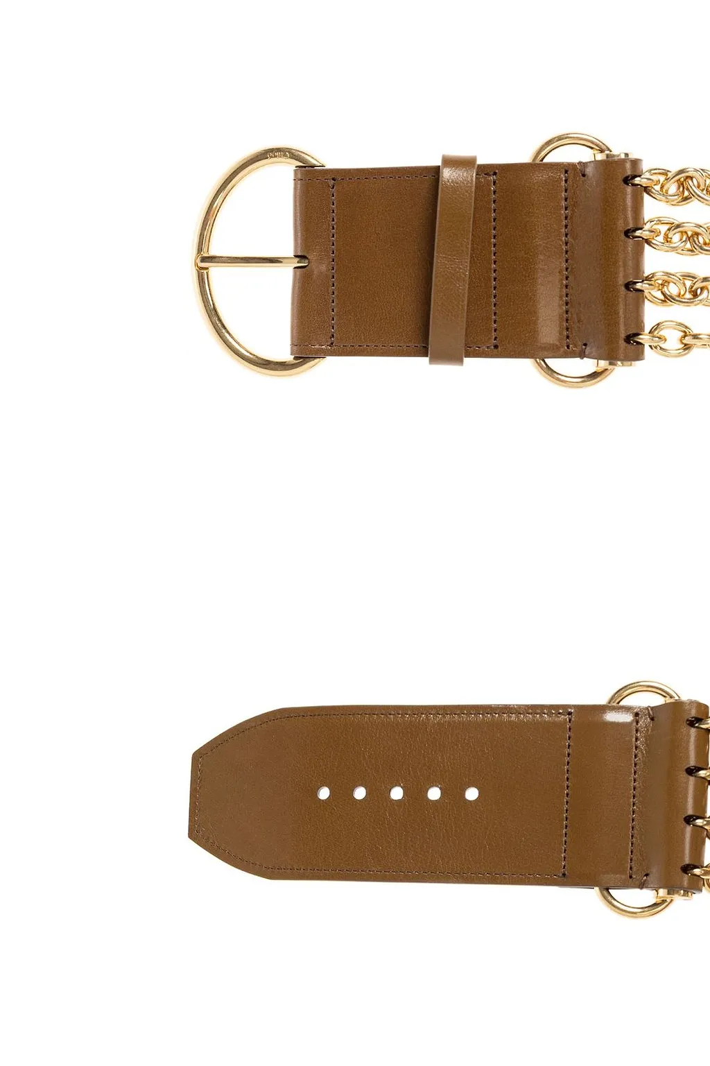 Chain Detail Wide Belt