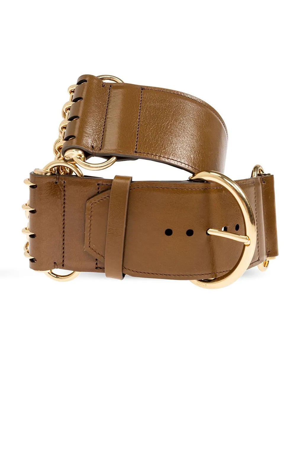 Chain Detail Wide Belt