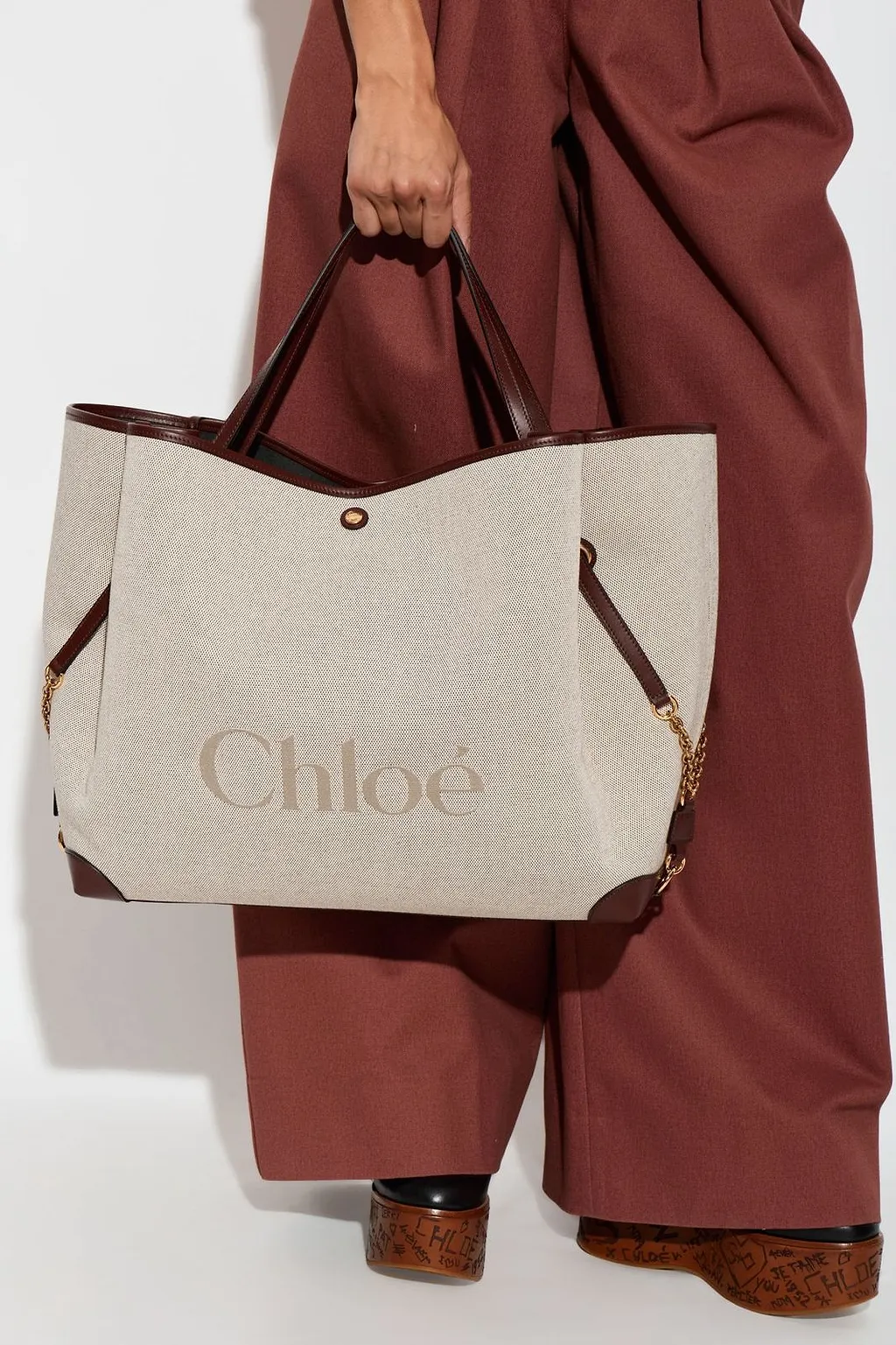 Chloé Large Carry Tote Bag
