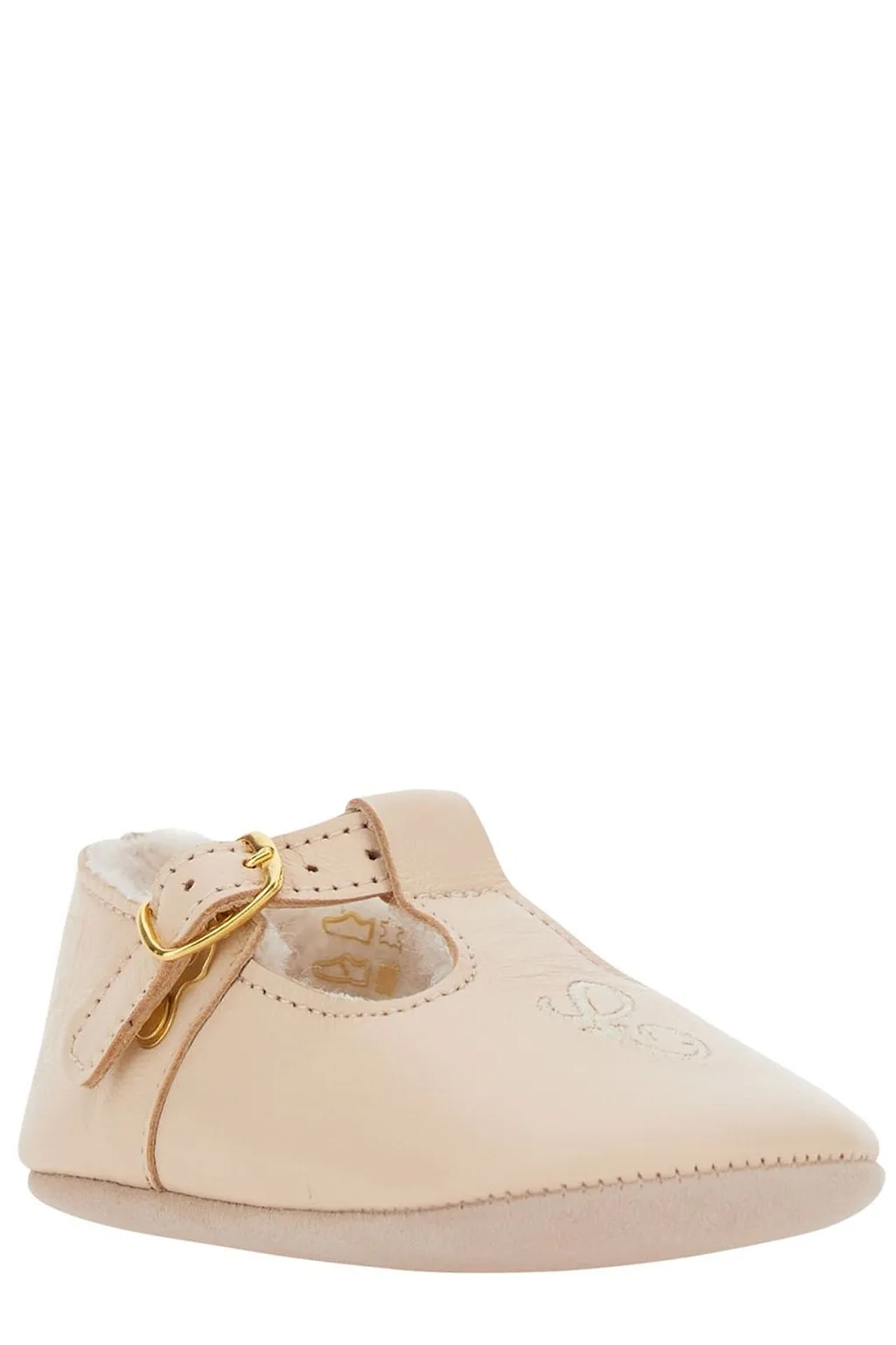 Chloé Kids Logo Buckled Pre-Walker Shoes