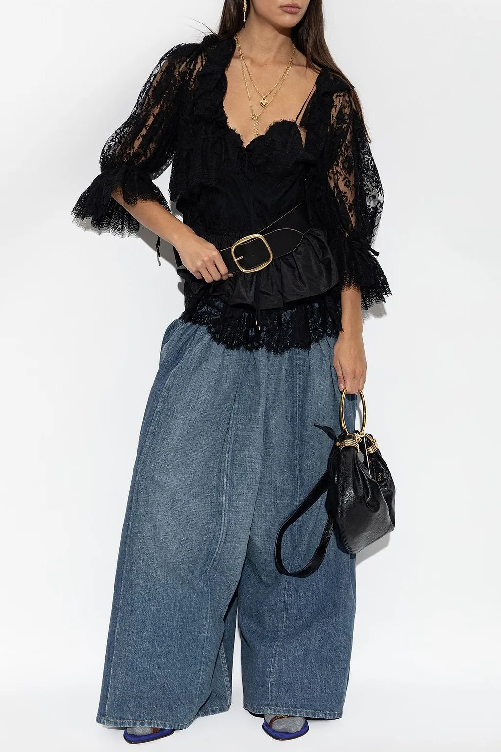 Chloé Cropped Lace Top