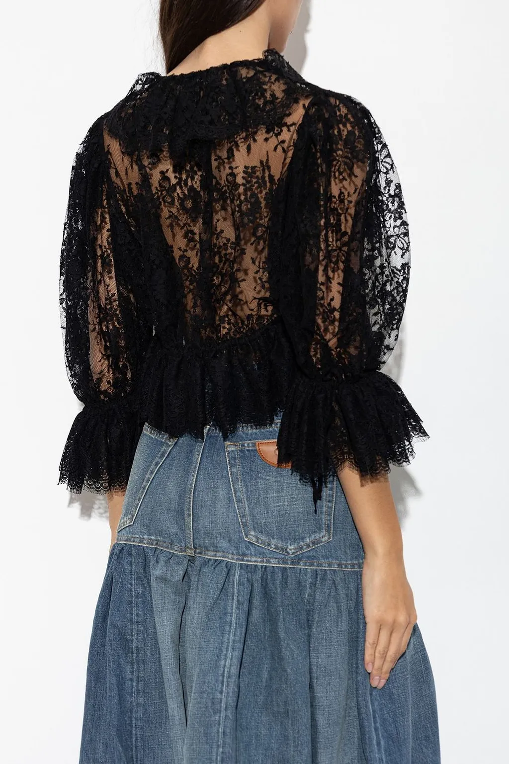 Chloé Cropped Lace Top