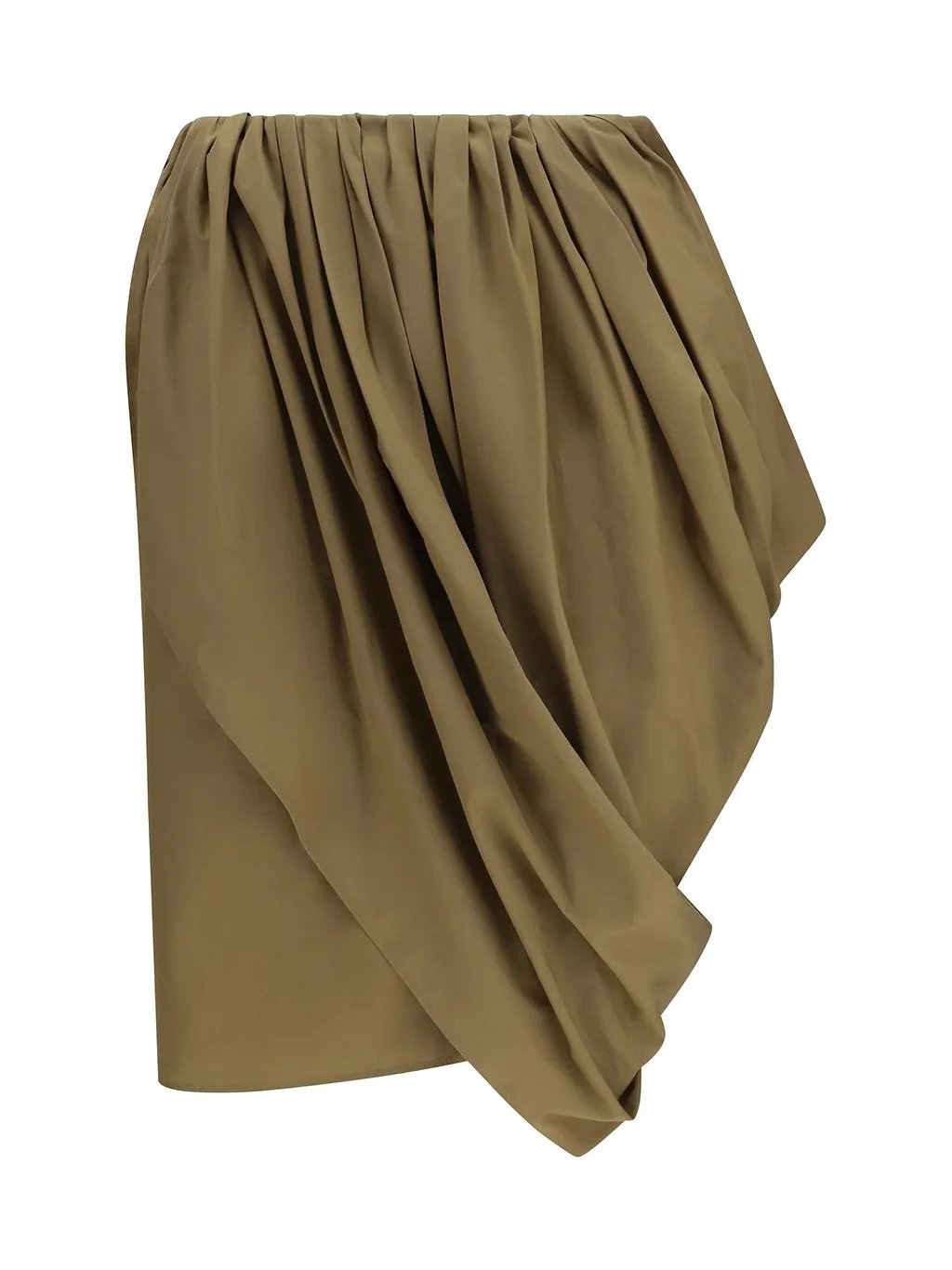 Draped Asymmetric Skirt