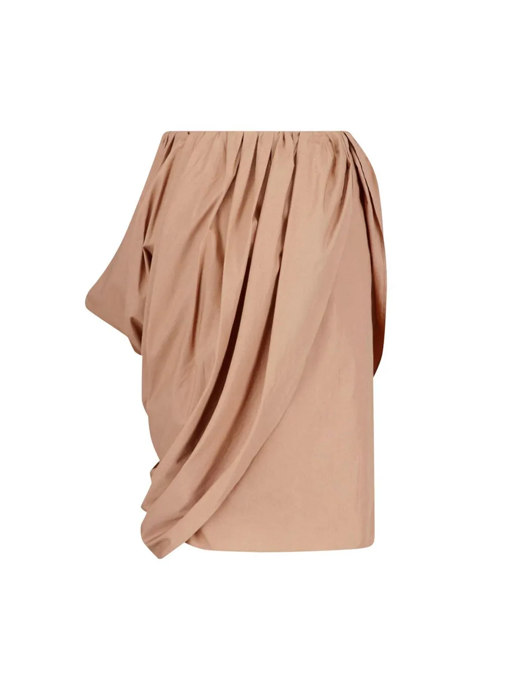 Draped Asymmetric Skirt
