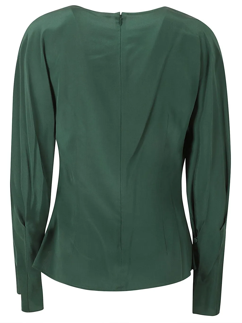Draped Long-Sleeved Top