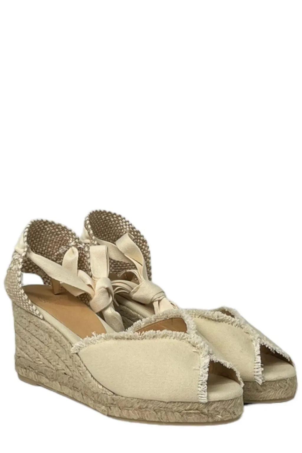 CastaÑEr Open-Toe Wedge Espadrilles