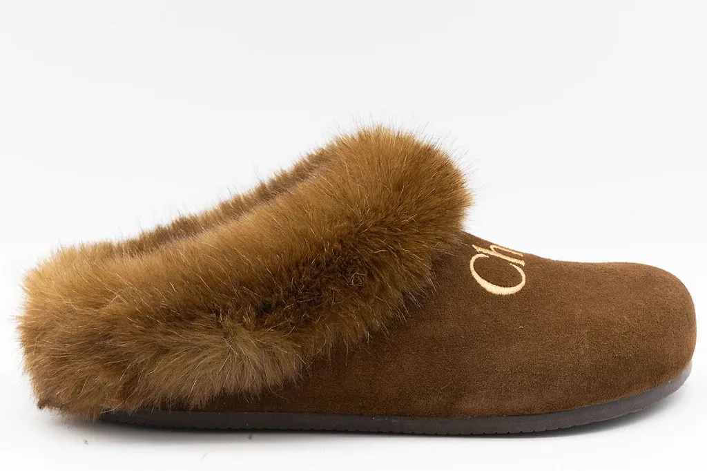 Chloé Kids Logo Trim Flat Mules