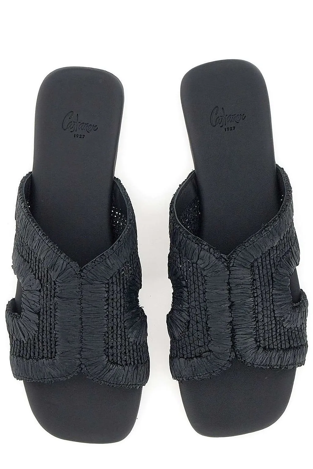 Phillipa Raffia Slide Sandals