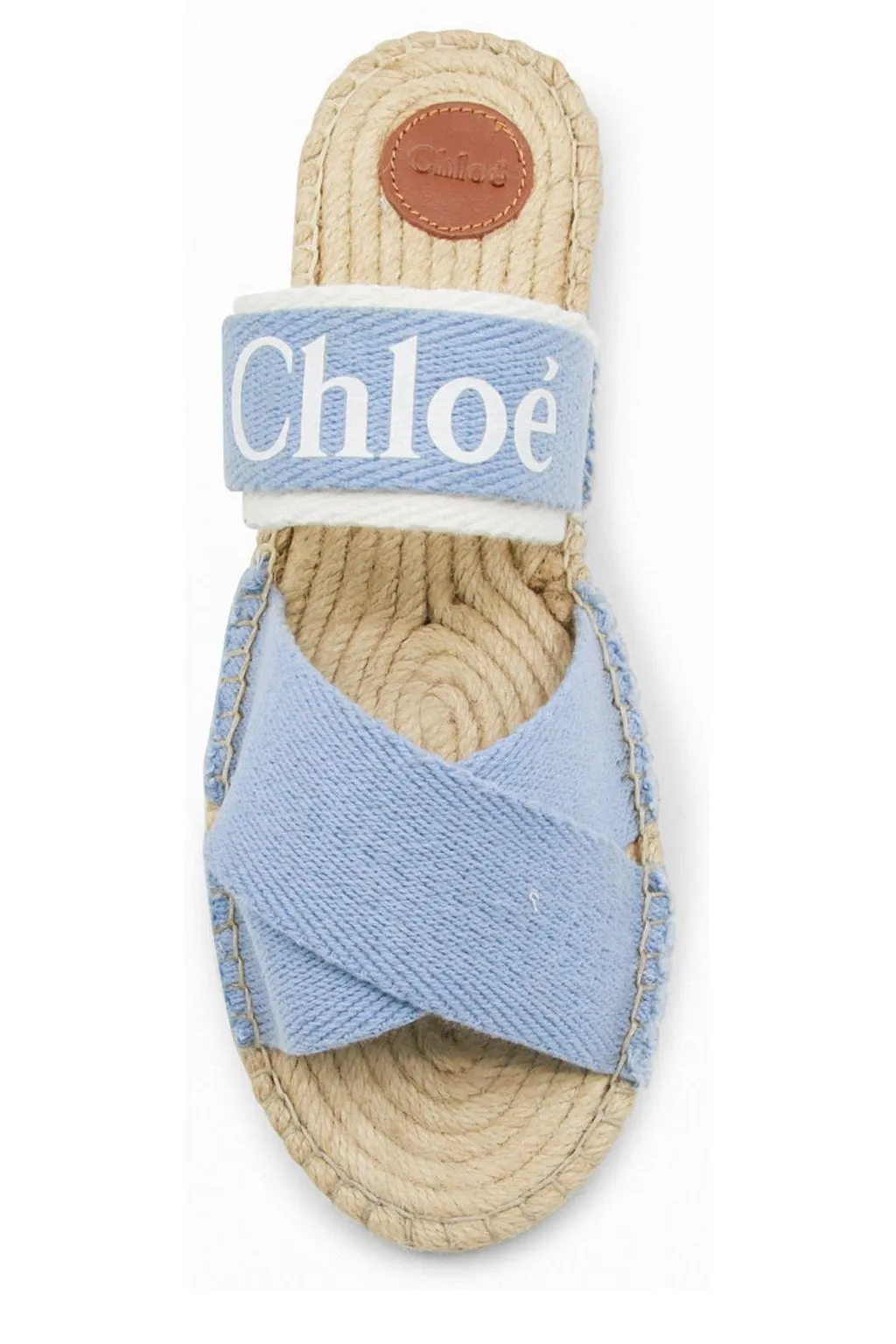 Chloé Kids Logo-Tape Open Toe Sandals