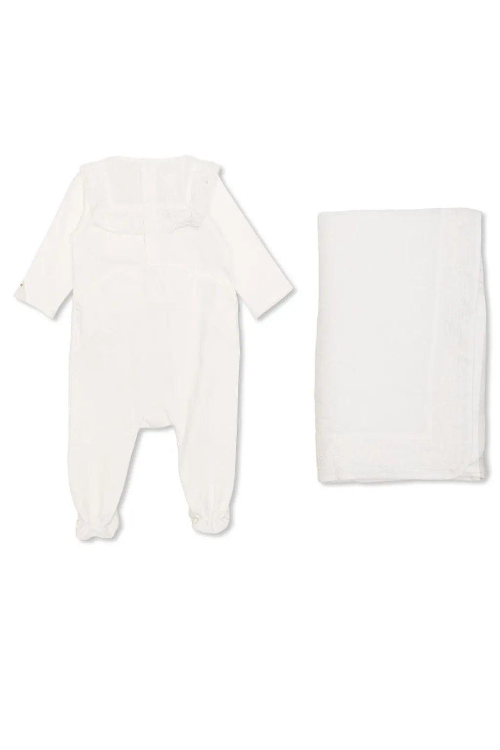 Chloé Kids Long Sleeve Pajama And Blanket Set