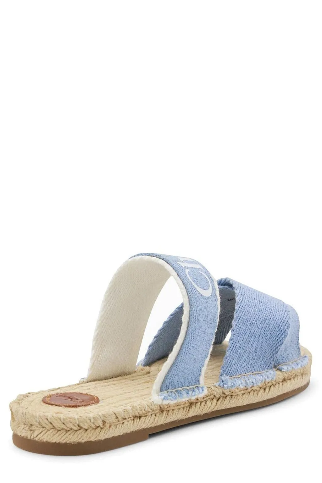 Chloé Kids Logo-Tape Open Toe Sandals