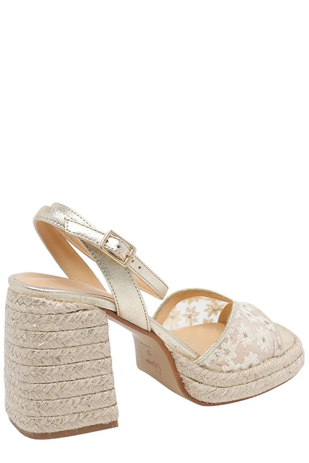 Vals Floral Platform Heeled Sandals