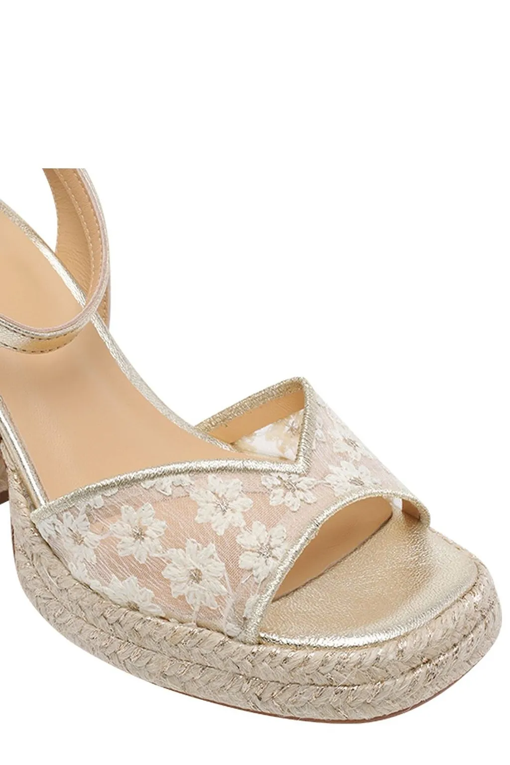 Vals Floral Platform Heeled Sandals