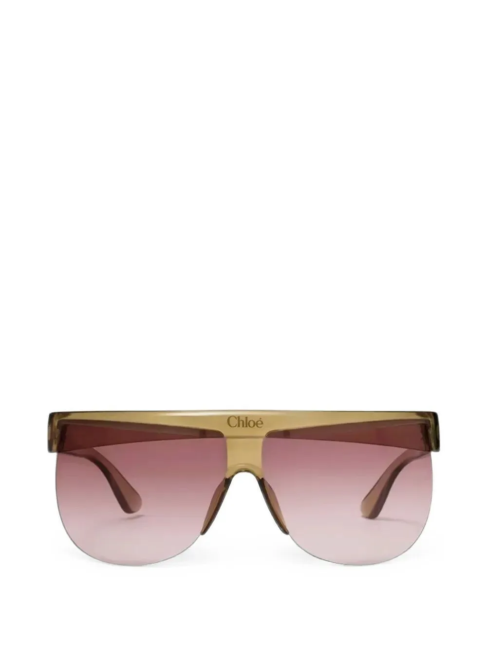 Explorer Geometric-Frame Logo Lettering Sunglasses