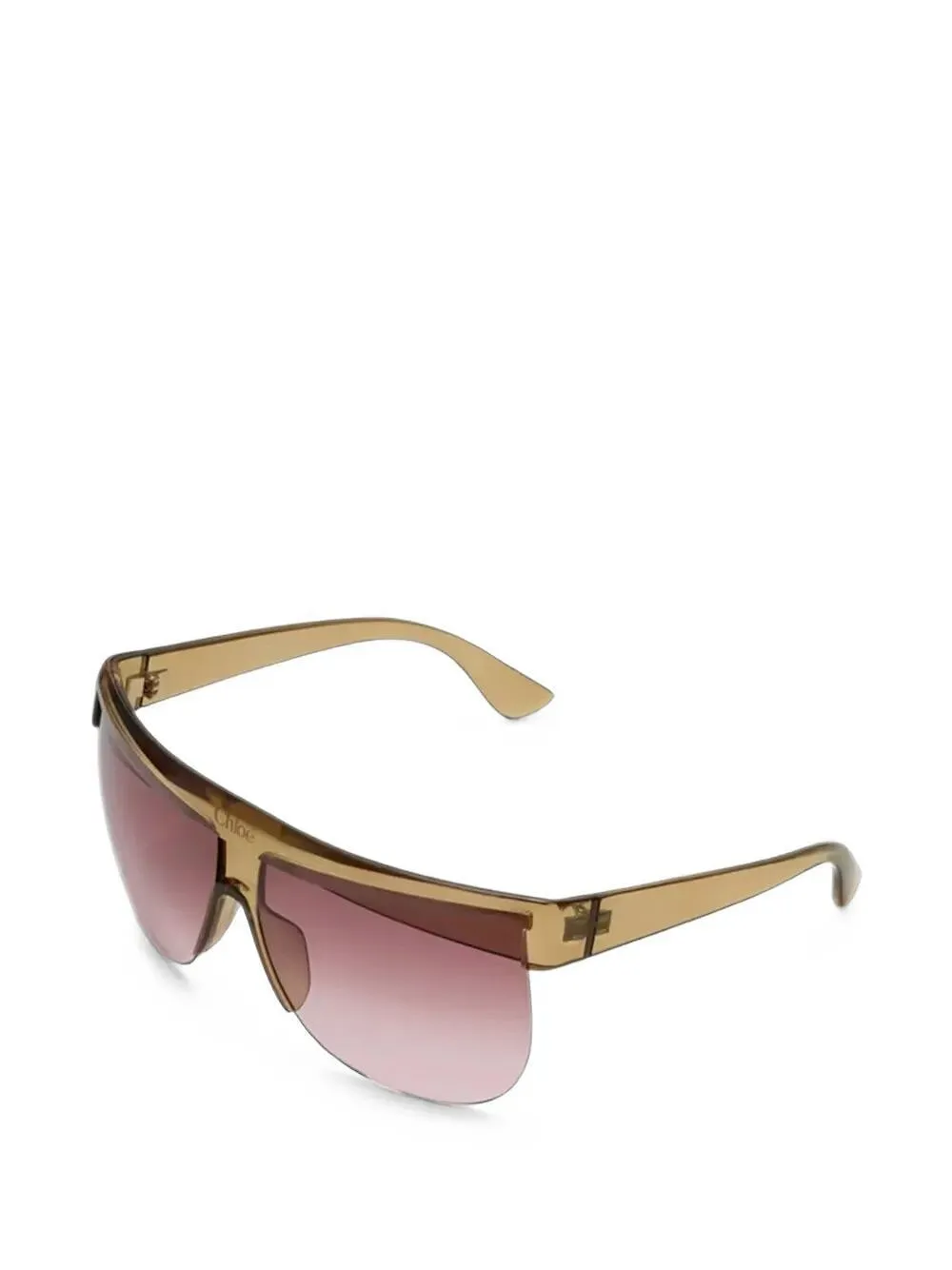 Explorer Geometric-Frame Logo Lettering Sunglasses
