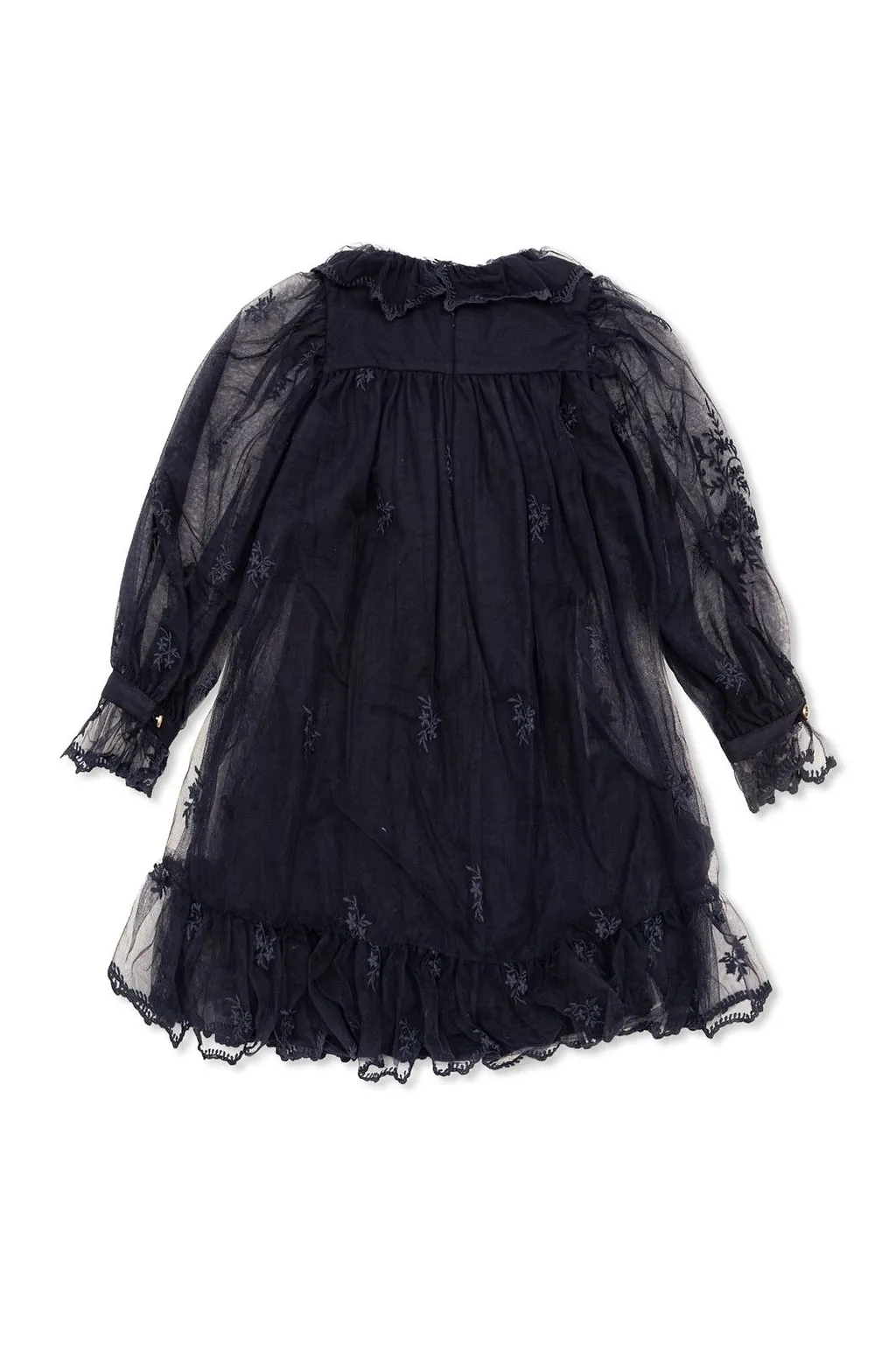Chloé Kids Long Sleeved Sheer Dress