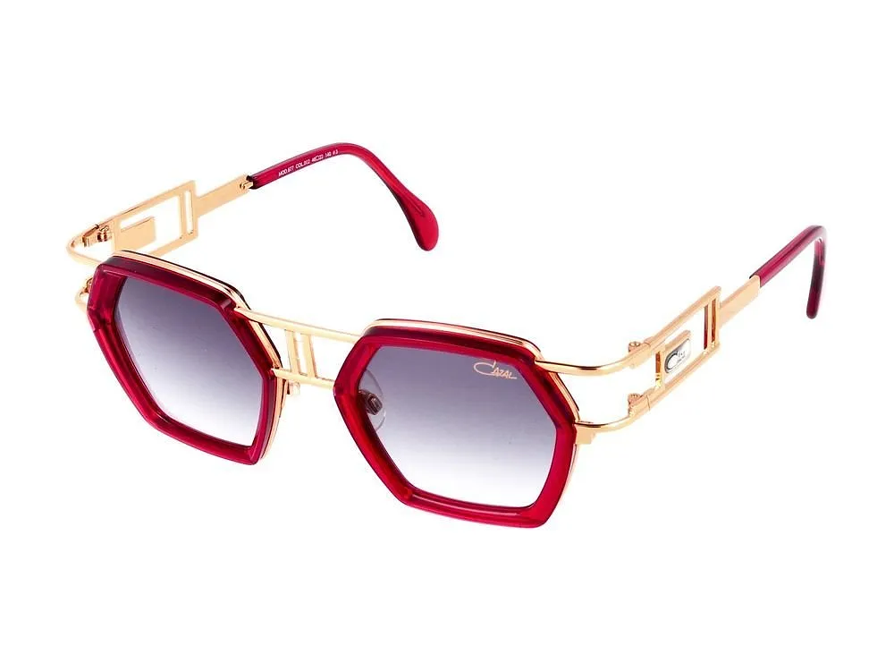 Cazal 677 Geometric Frame Sunglasses