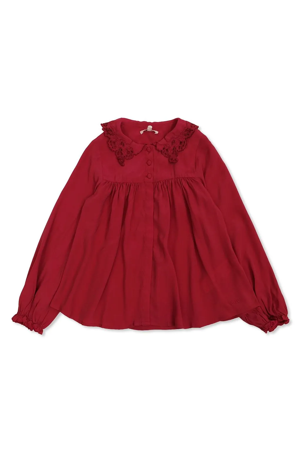Chloé Kids Pleated Top