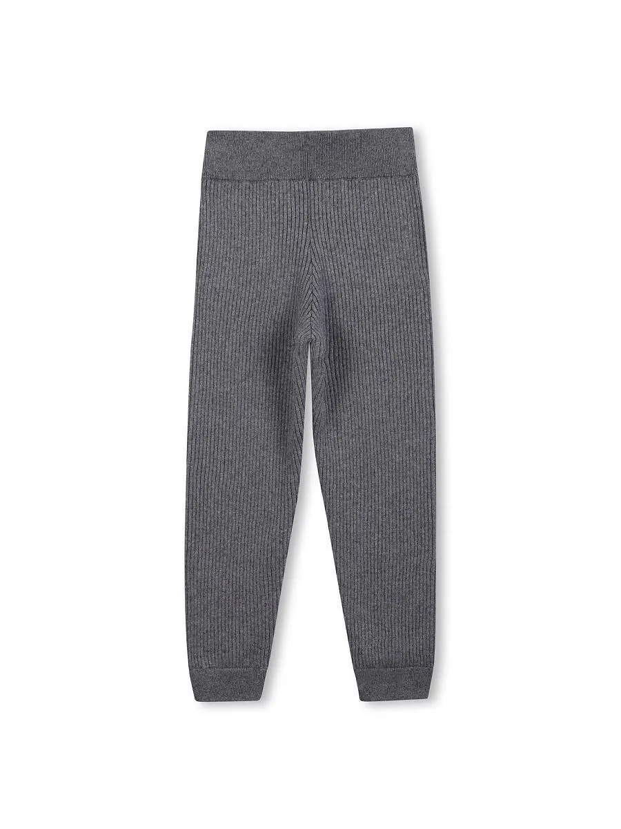 Chloé Kids Ribbed Knitted Trousers
