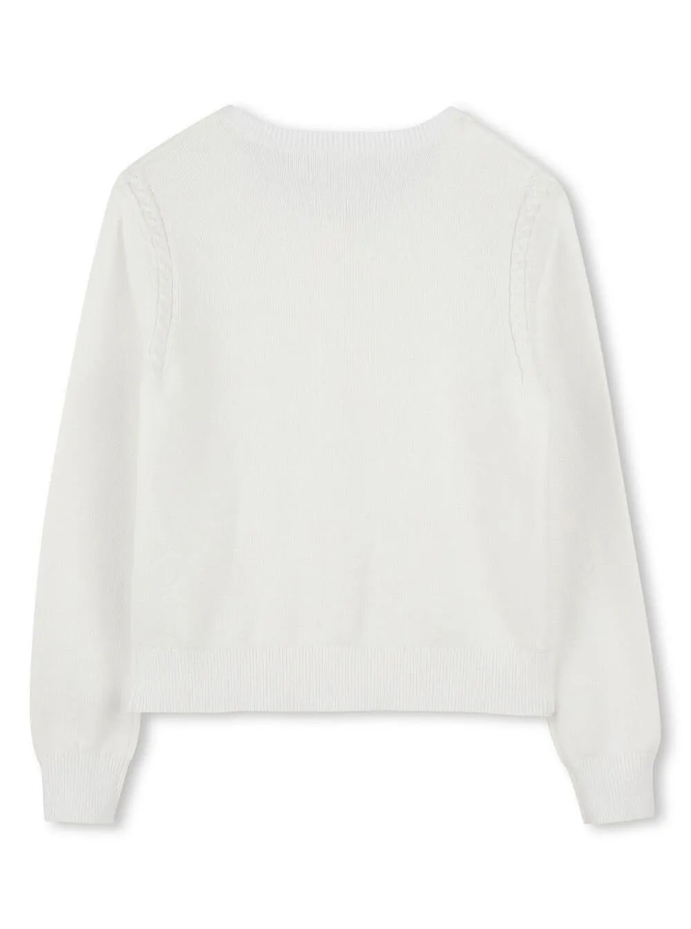 Chloé Kids Round Neck Button Cardigan