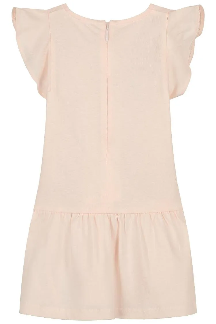 Chloé Kids Ruffled Crewneck Dress