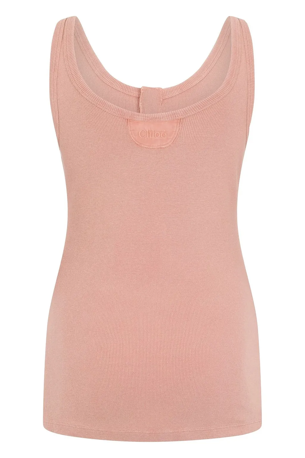 Chloé Logo Embroidered Tank Top