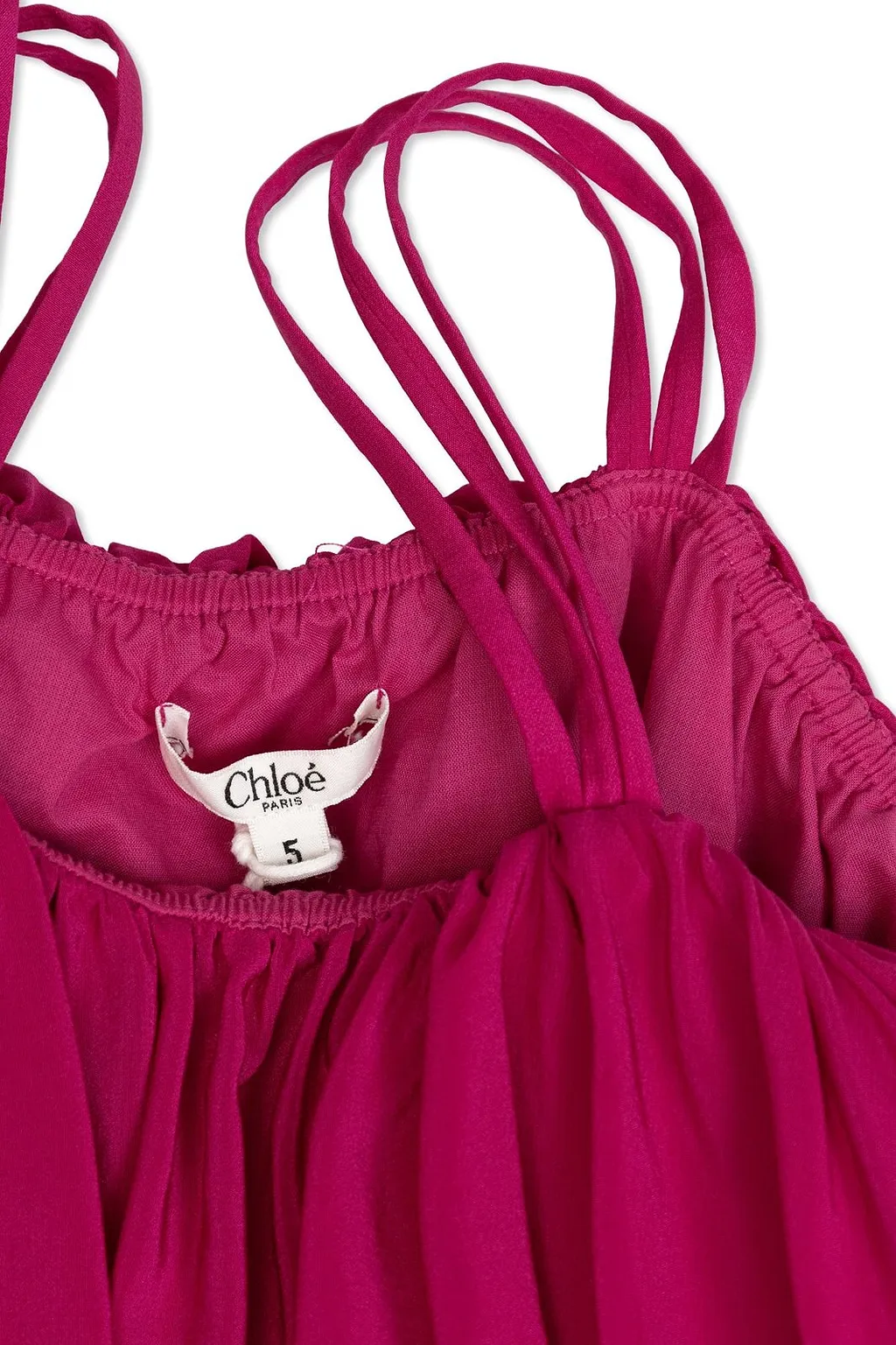 Chloé Kids Ruffled Sleeveless Dress