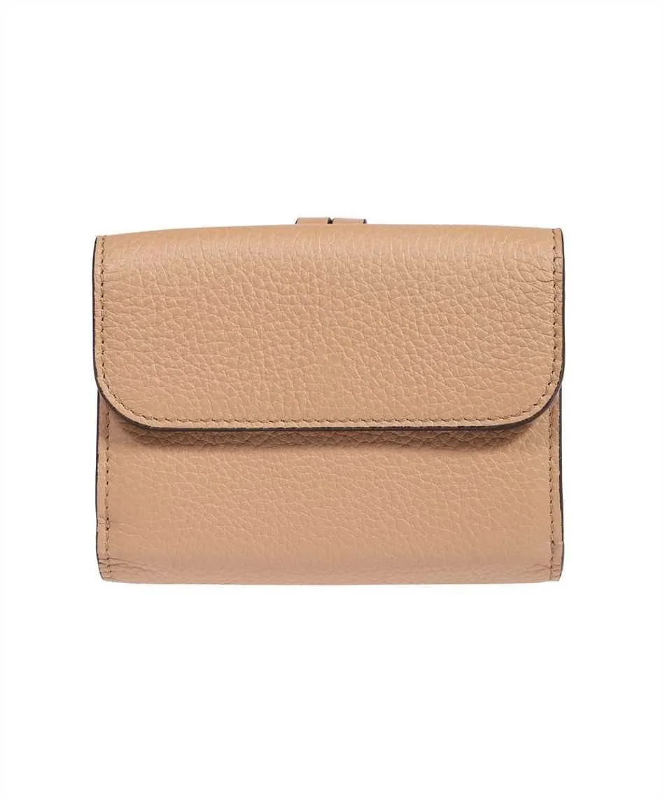 Logo Plaque Tri-Fold Wallet