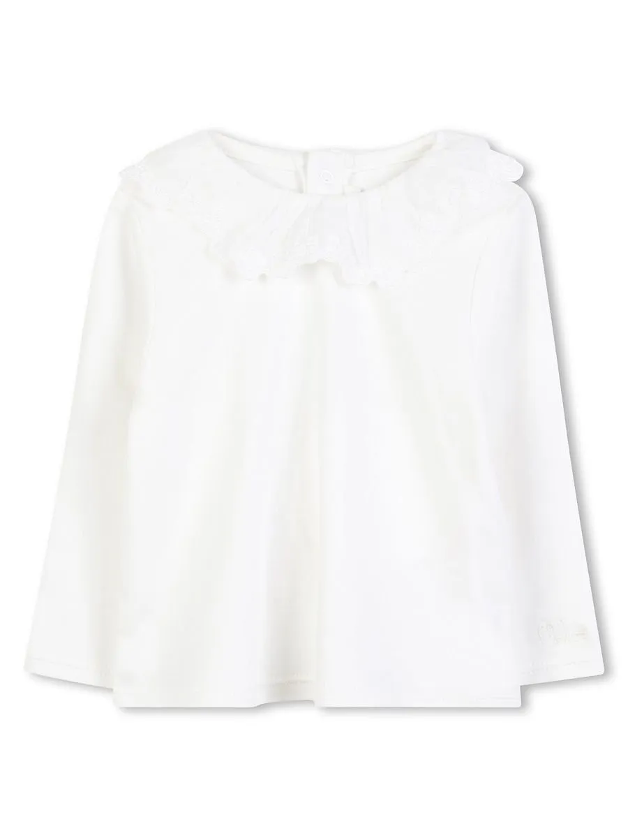 Chloé Kids Scalloped Dress Set