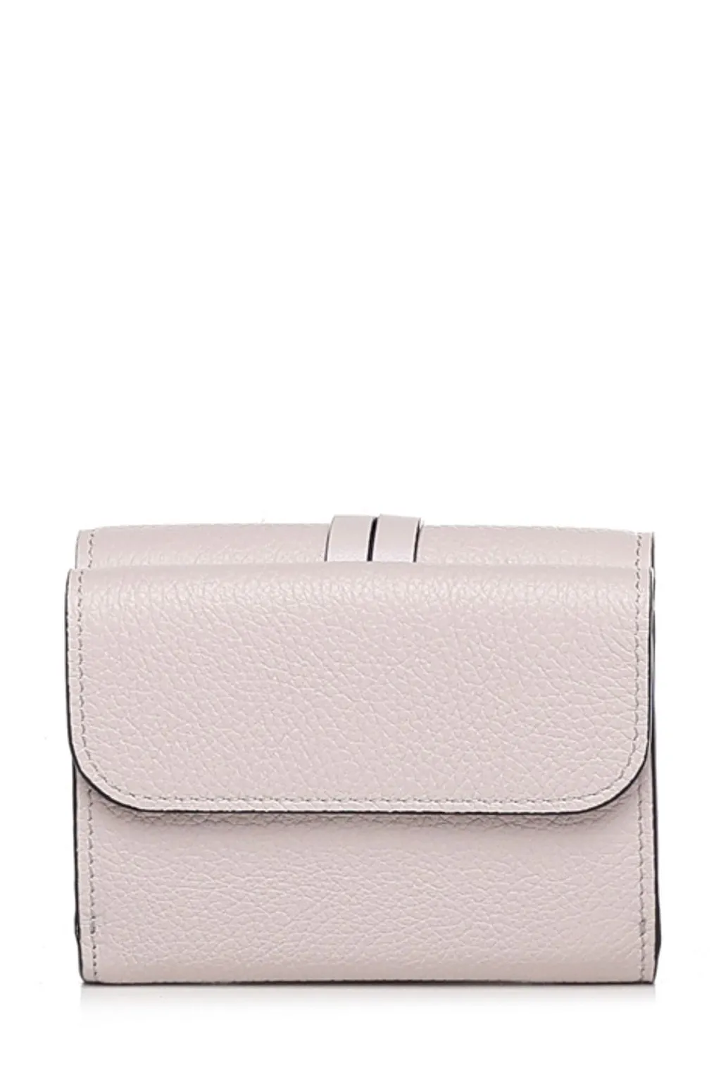 Chloé Logo Plaque Tri-Fold Wallet