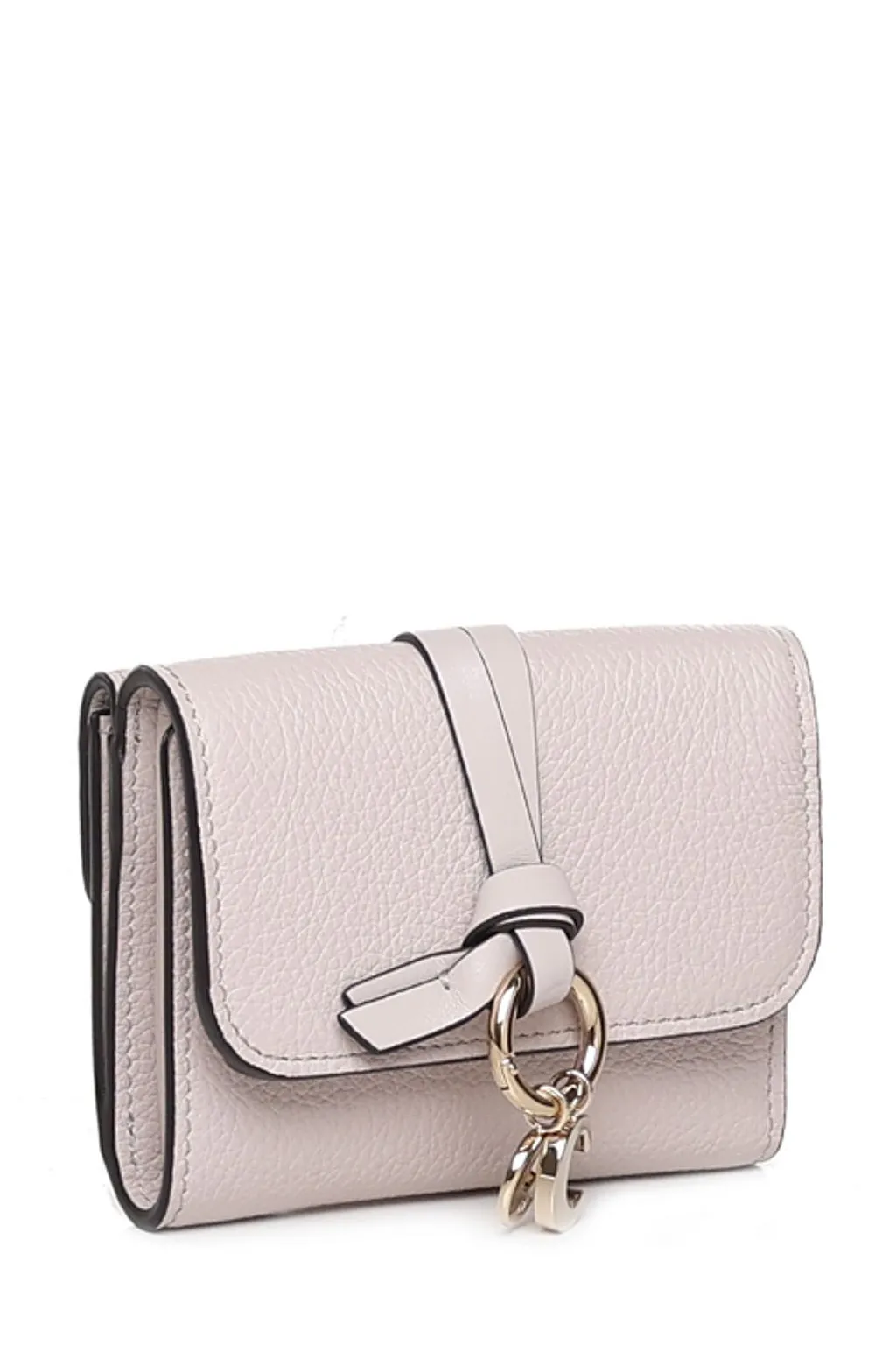 Chloé Logo Plaque Tri-Fold Wallet